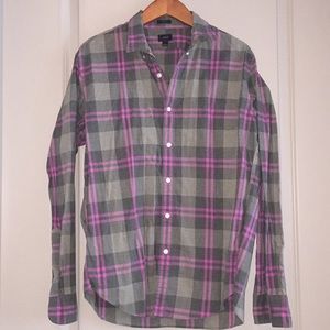 J Crew Slim Fit Bus Casual Dress Shirt Size L